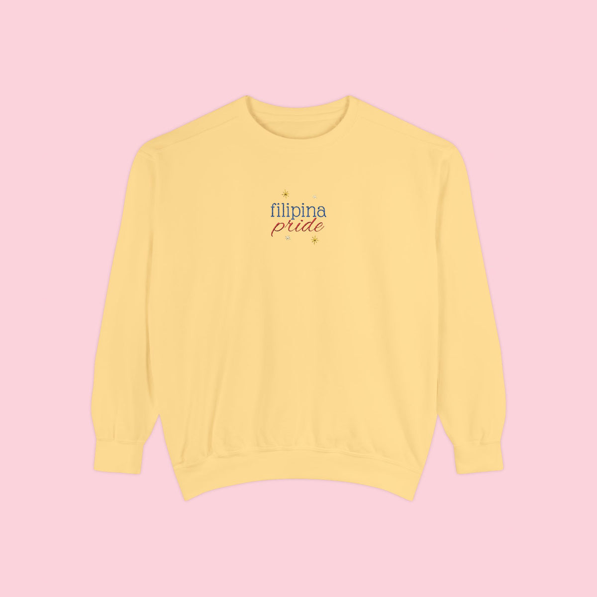 Filipina Pride Embroidered Crewneck Sweater