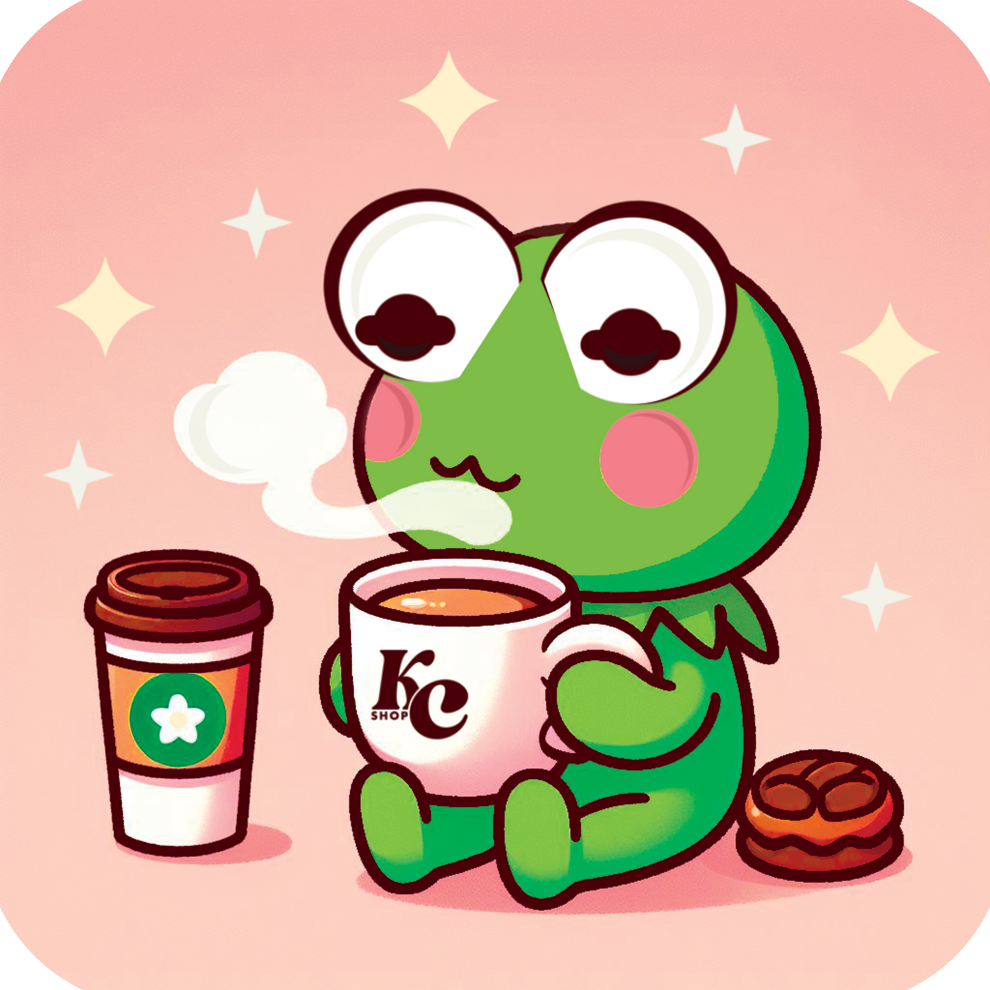 Kermit Is Ready For The Tea Sticker