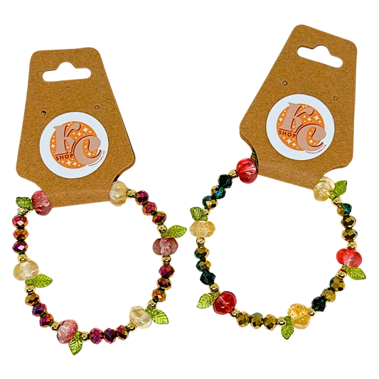 Fall Pumpkin Bracelet