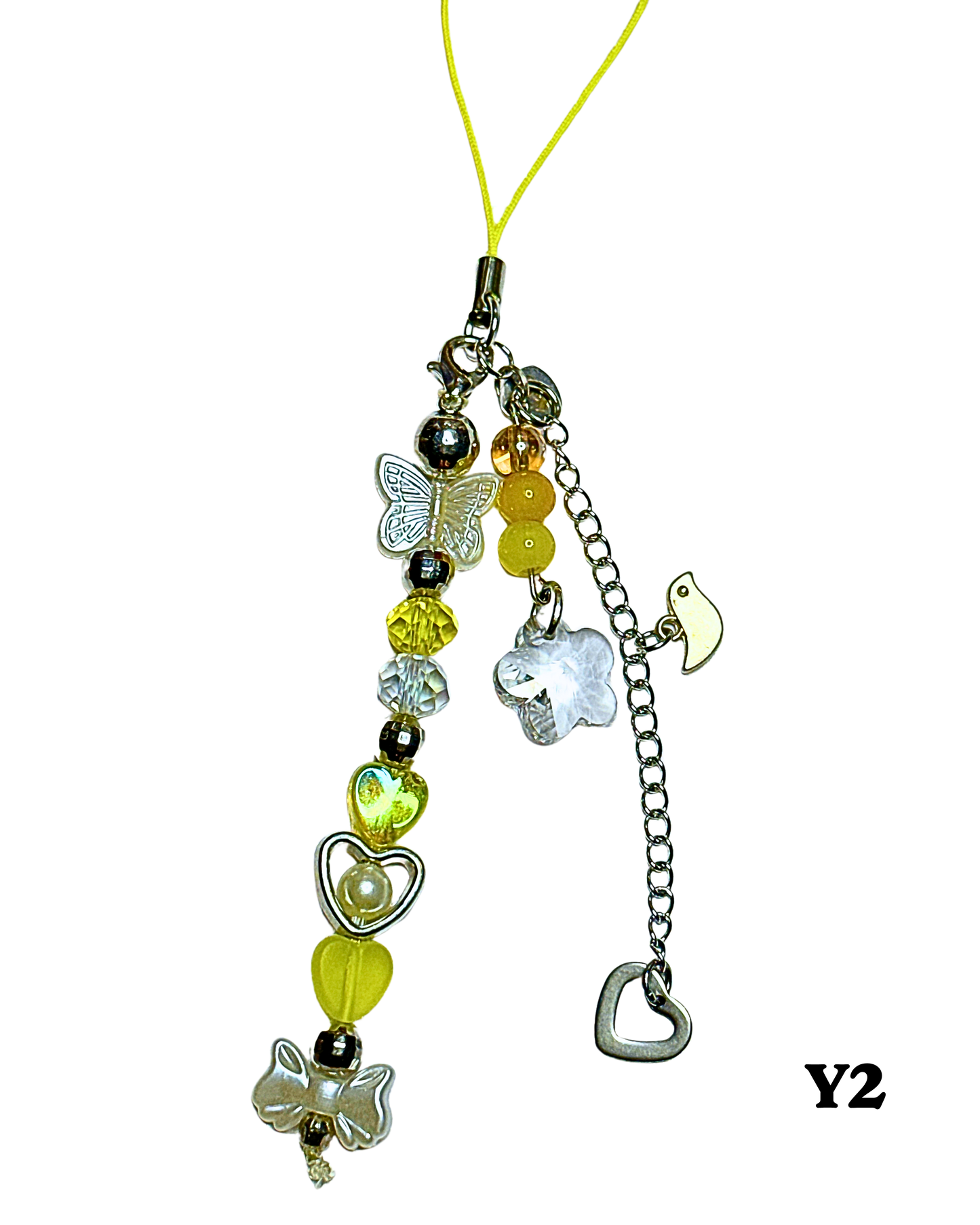 Yellow Phone Charms