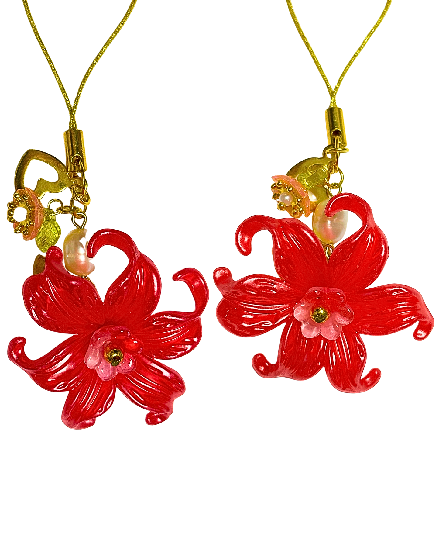Flower In Bloom Phone Charm