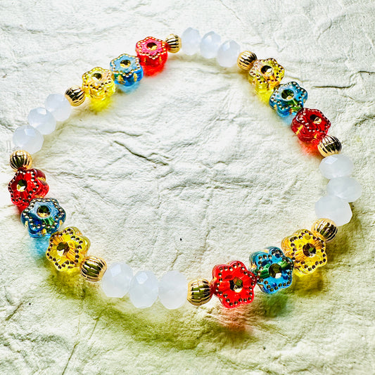 Four Meanings Flower Bracelet