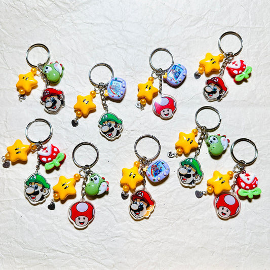 Super Mushroom Kingdom Keychain