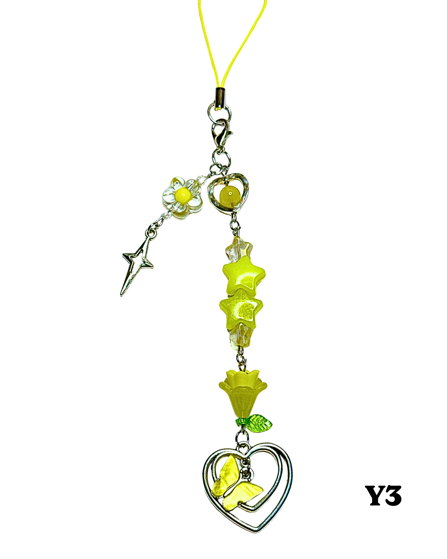Yellow Phone Charms