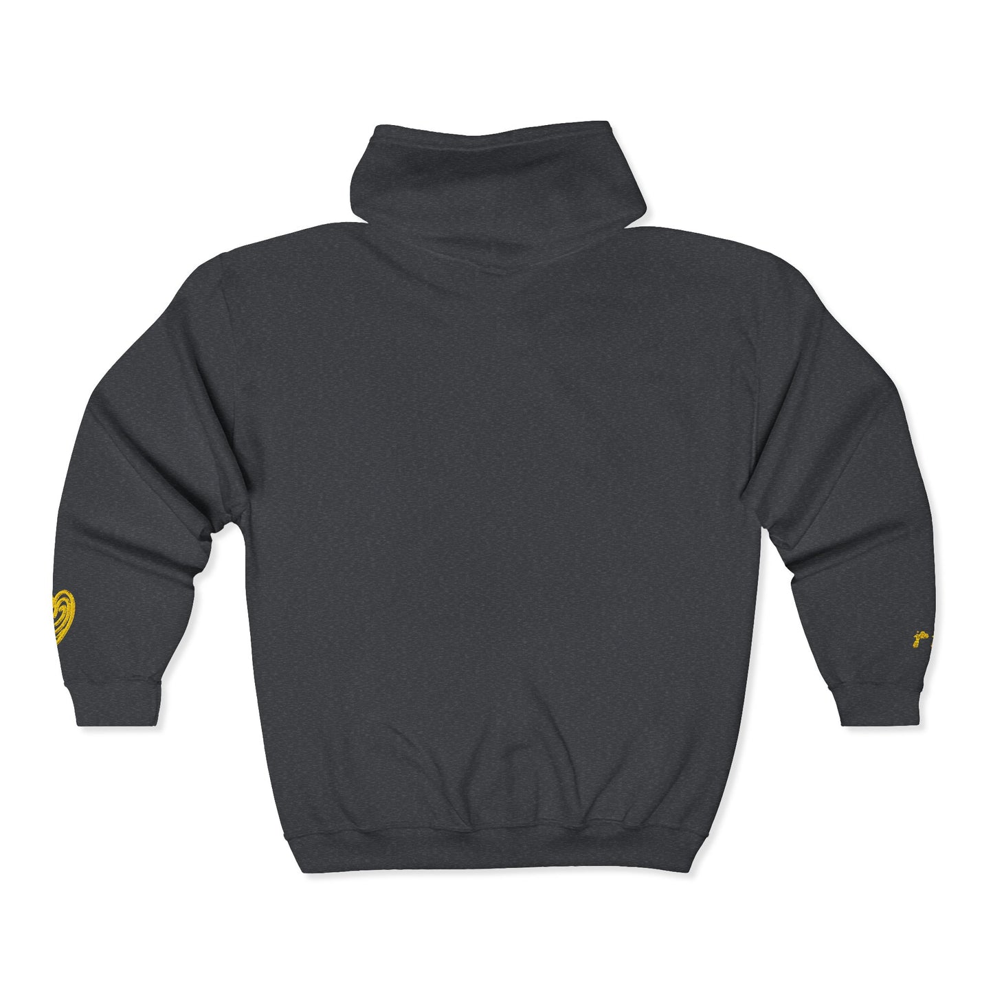 “Heart By Heart” Zip-Up Hoodie Sweater