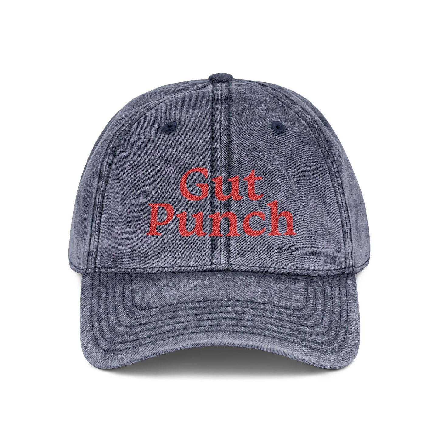 “Gut Punch” Vintage Distressed Cap Hat