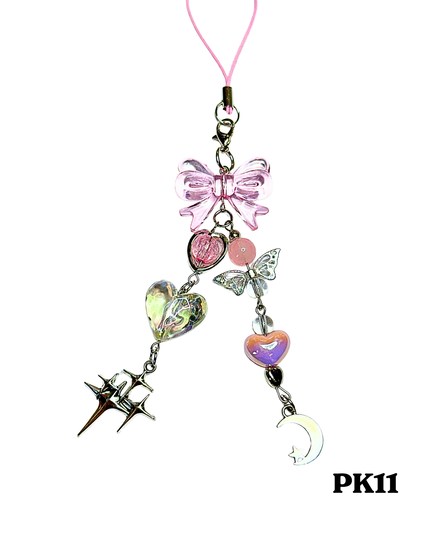 Pink Phone Charms