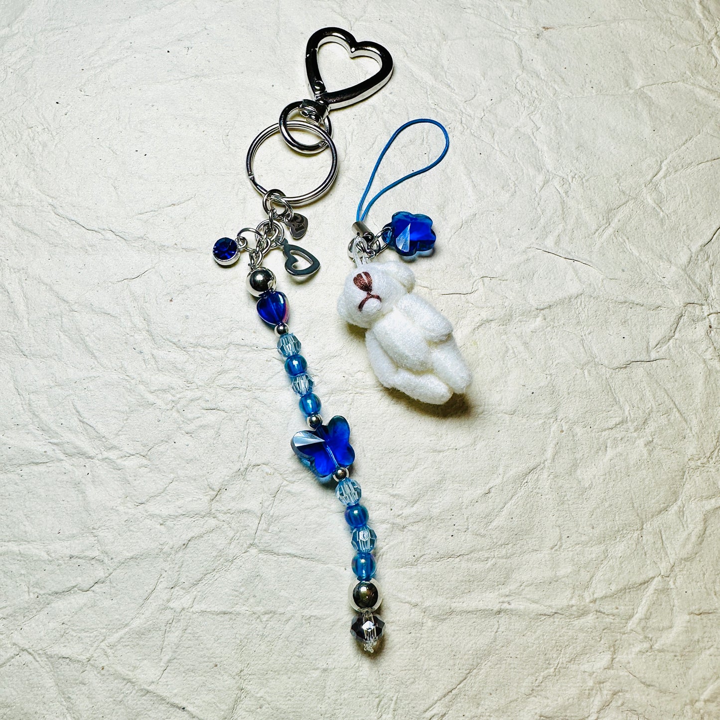 Beary Lovely Blues Keychain