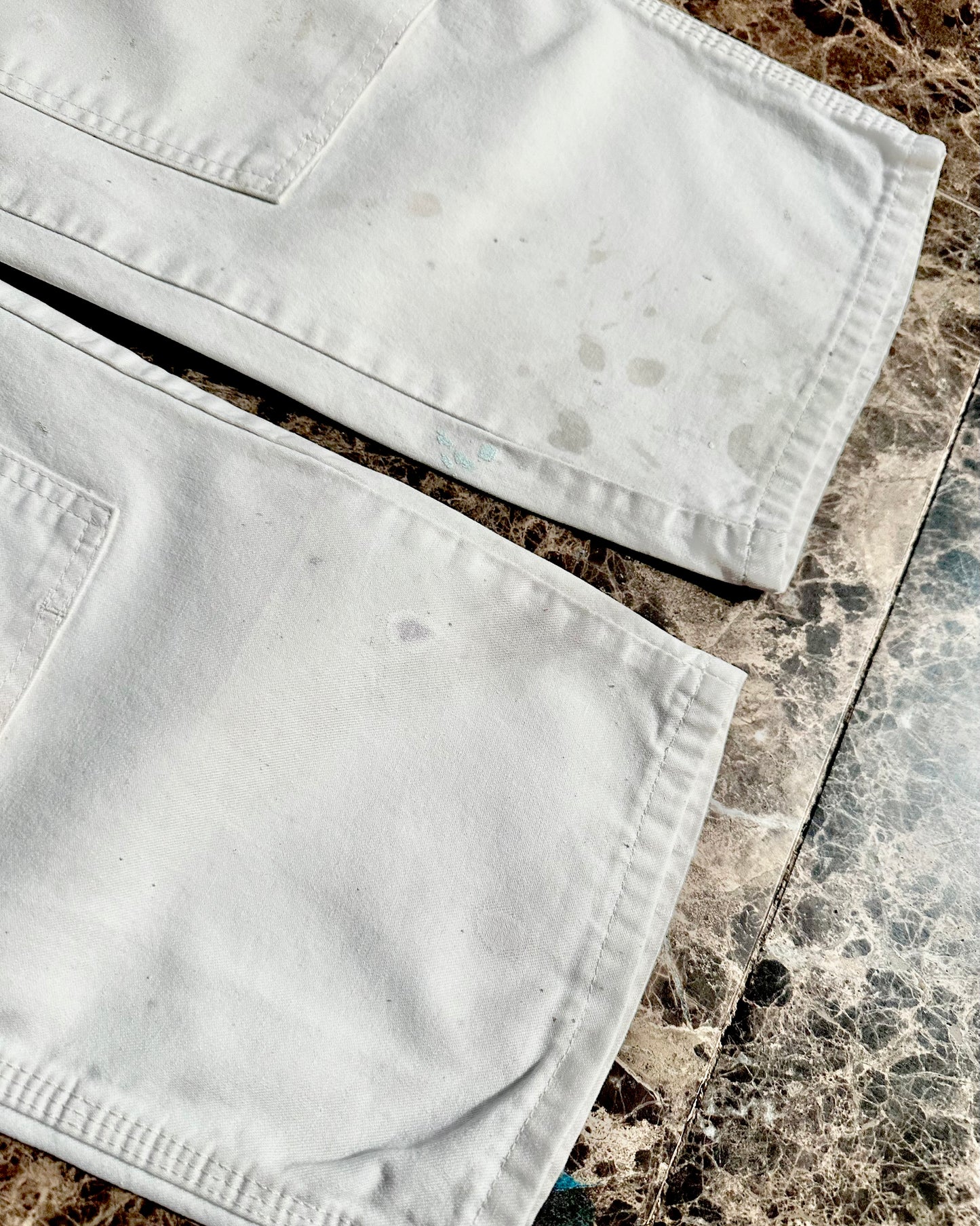 VTG 80s/90s ‘Dickies’ Beige Double Knee Carpenter Pants