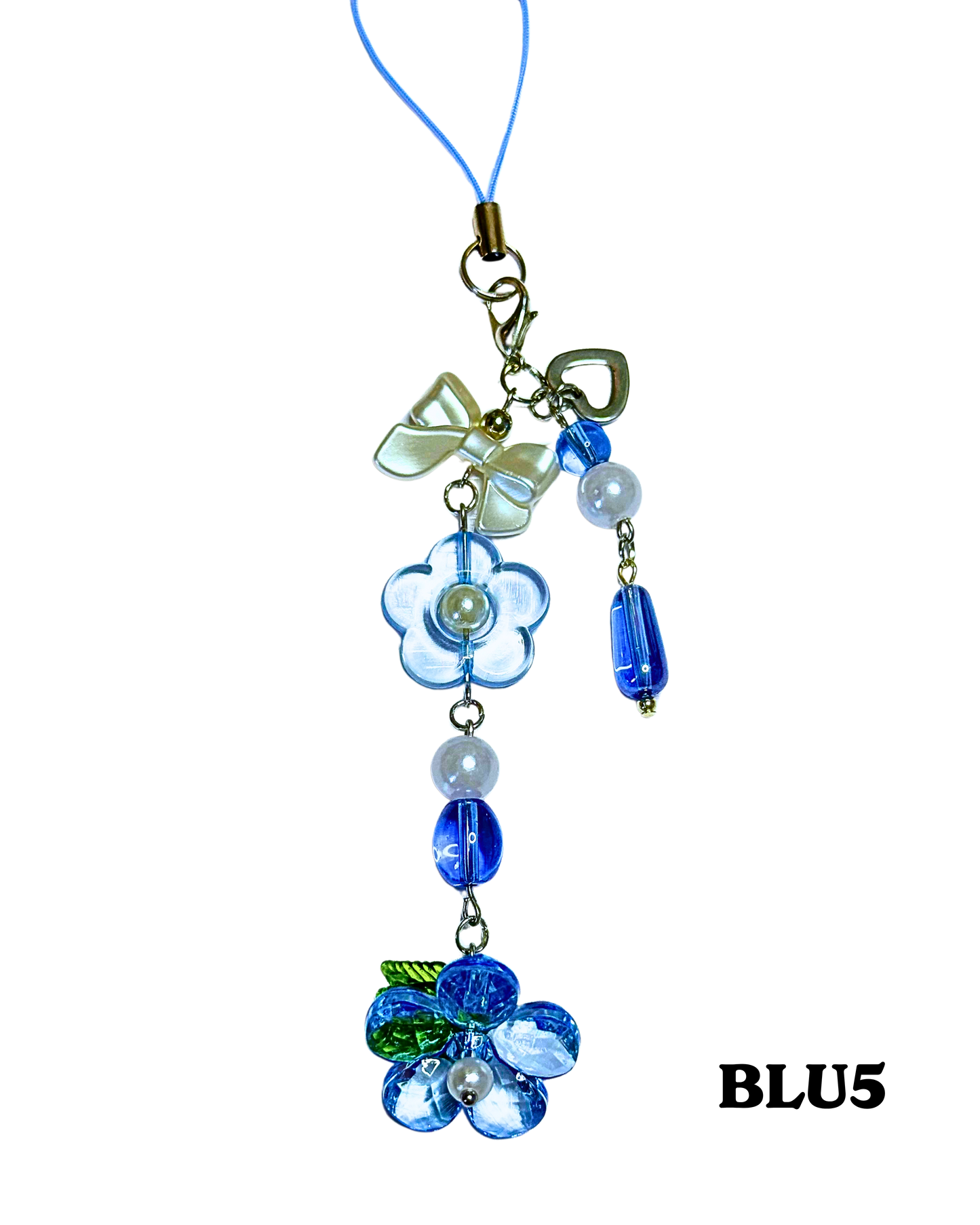 Blue Phone Charms