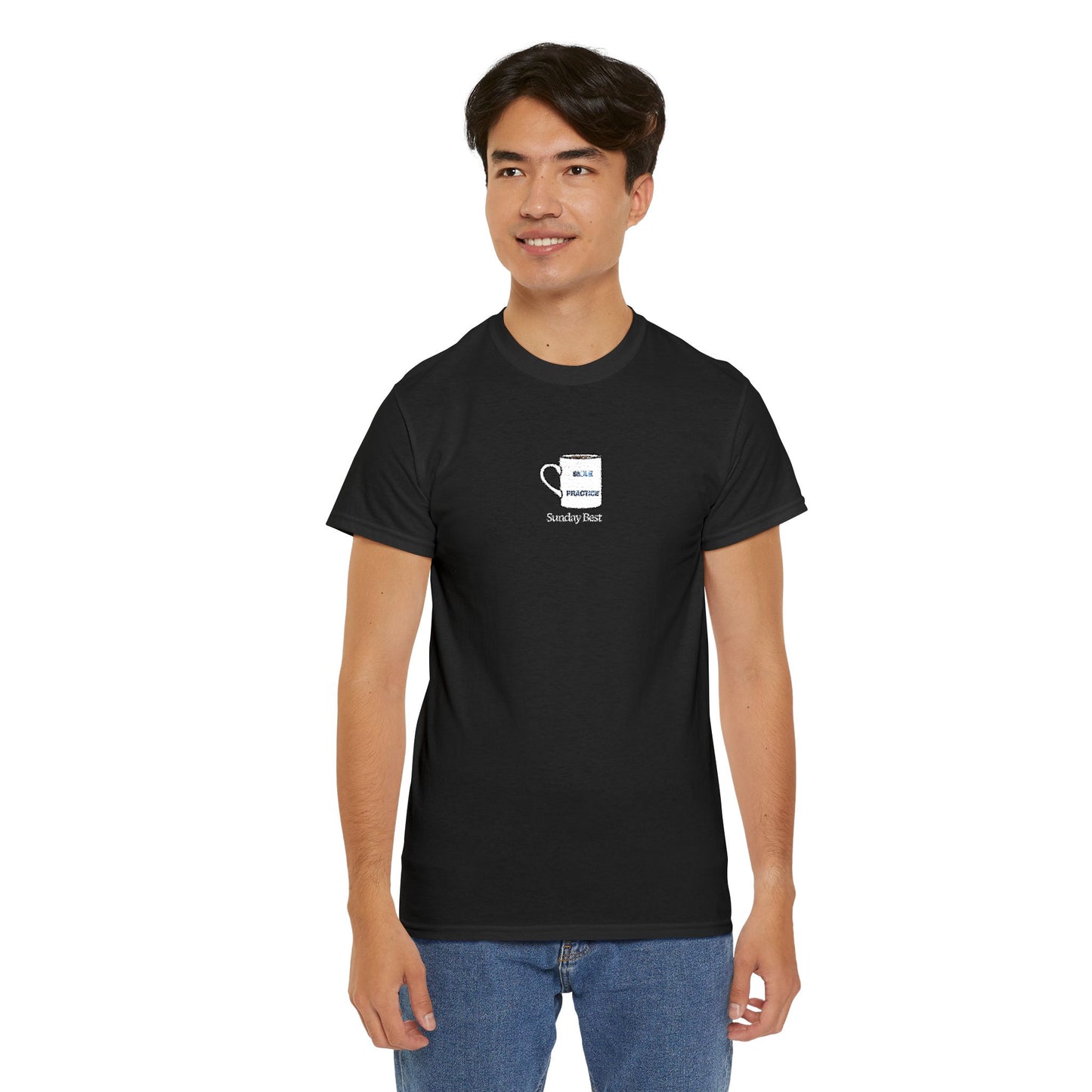 Sunday Best Mug Embroidered T-Shirt