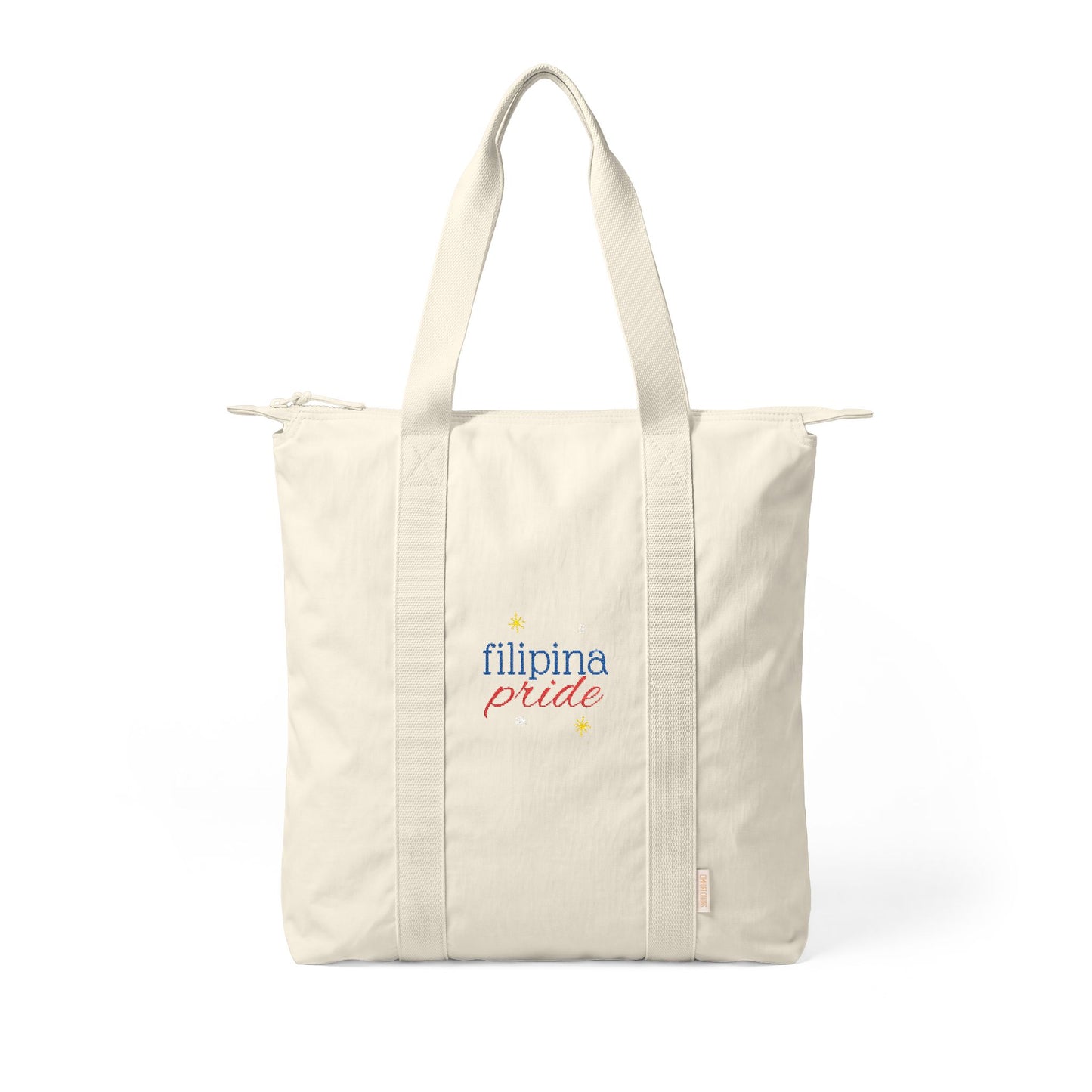 ‘Filipina Pride' Embroidered Tote Bag