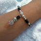 Snowman Glass Pearlized Bracelet