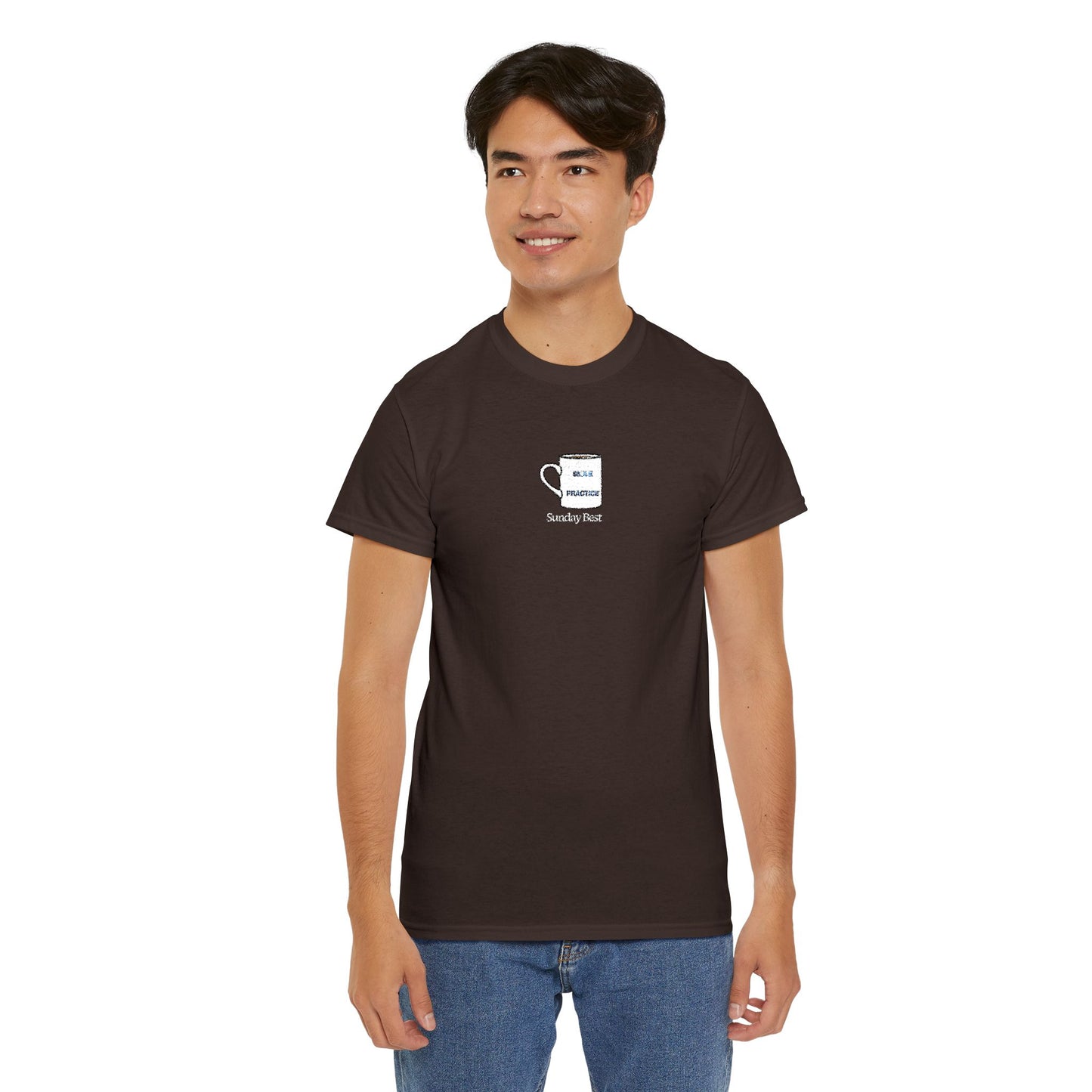 Sunday Best Mug Embroidered T-Shirt