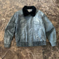 VTG ‘Ka Bu’ Seoul Faux Leather Jacket with Faux Fur Collar (M/L)