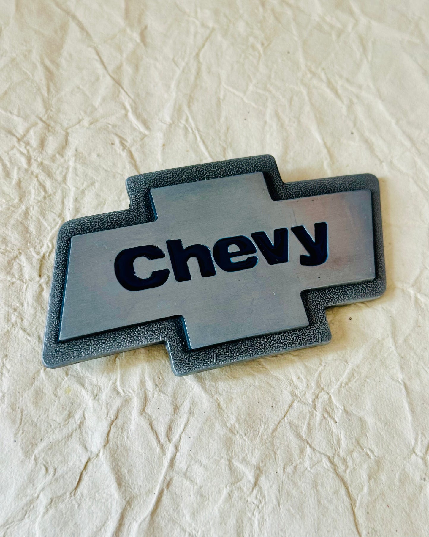 VTG Chevy Metal Belt Buckle