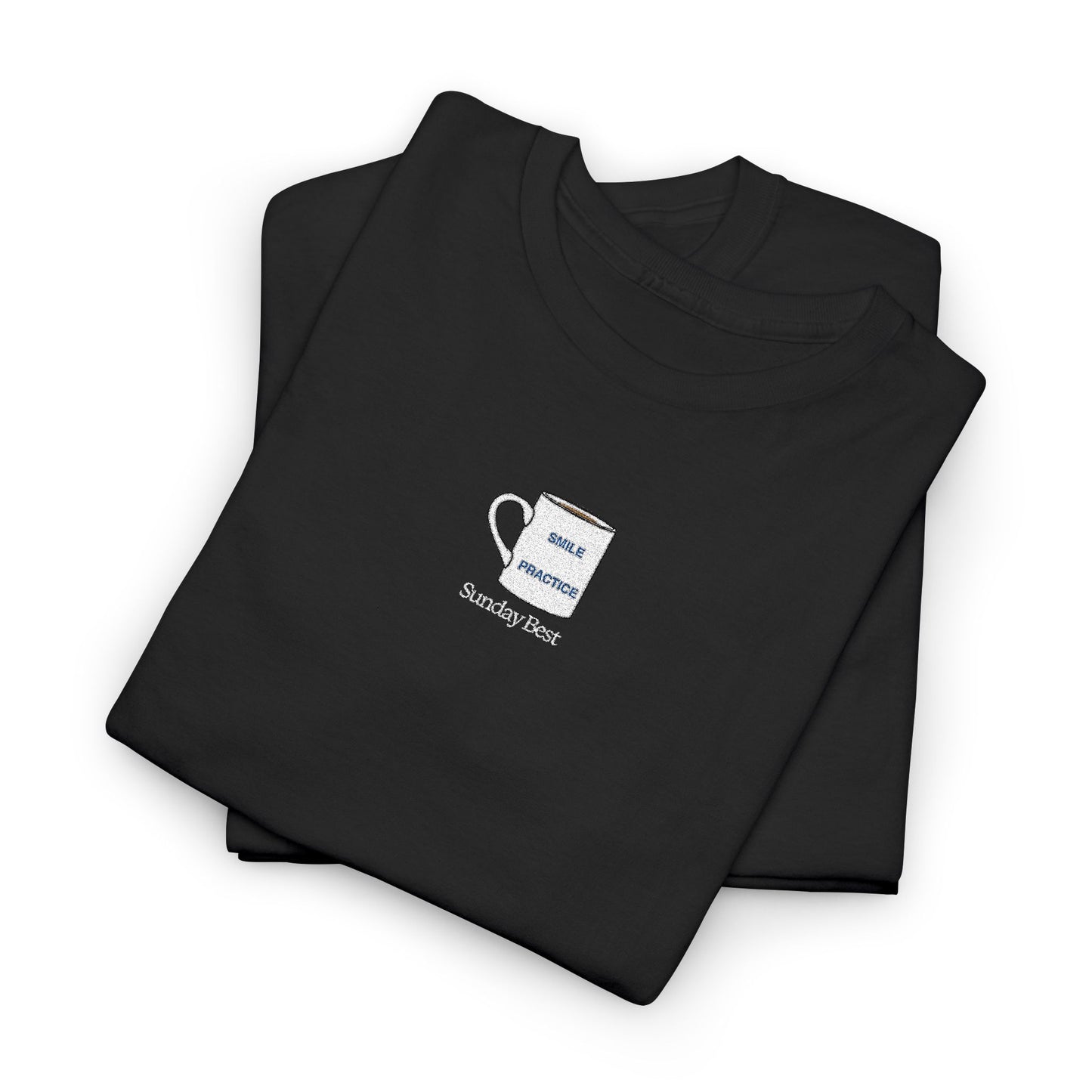 Sunday Best Mug Embroidered T-Shirt