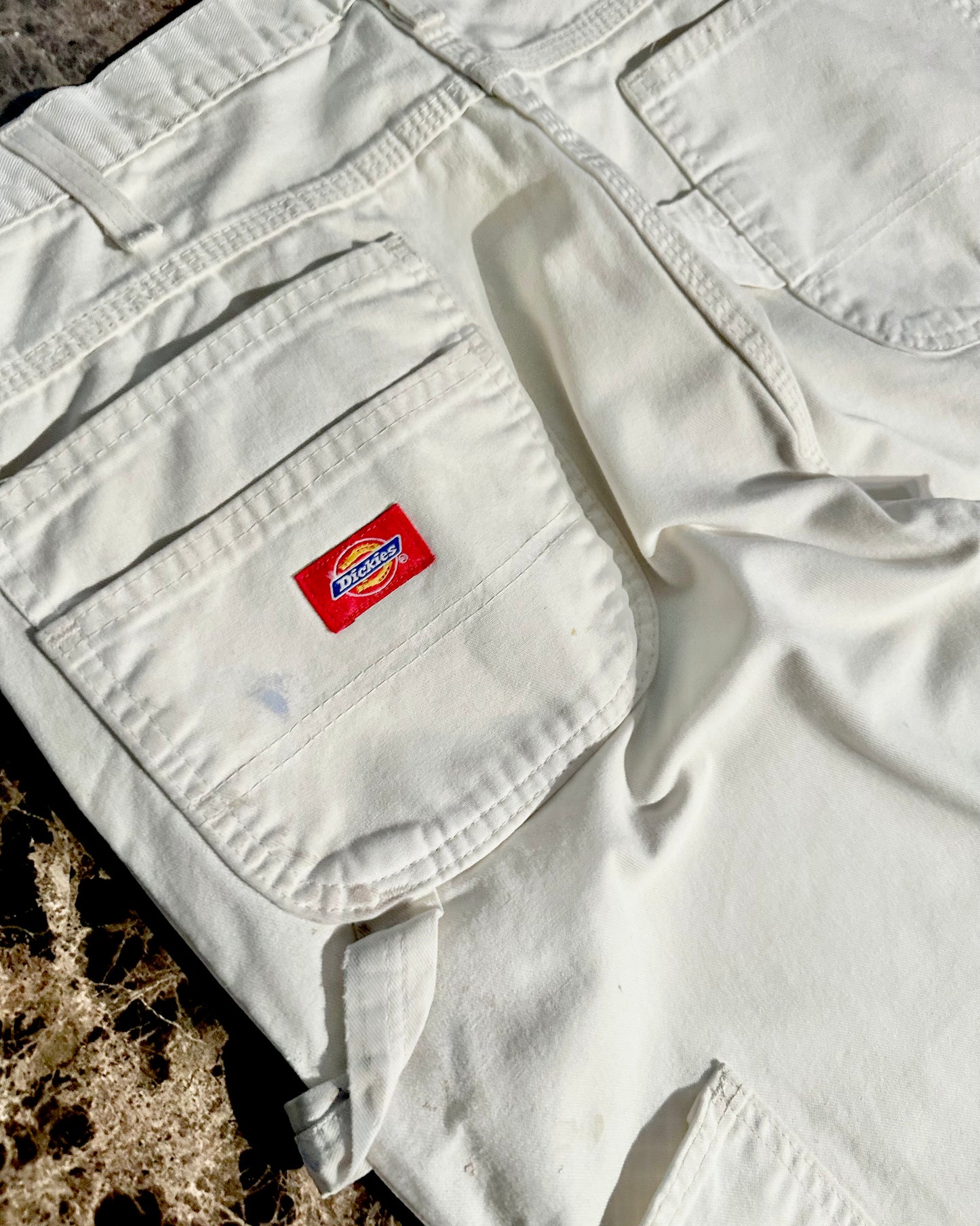 VTG 80s/90s ‘Dickies’ Beige Double Knee Carpenter Pants
