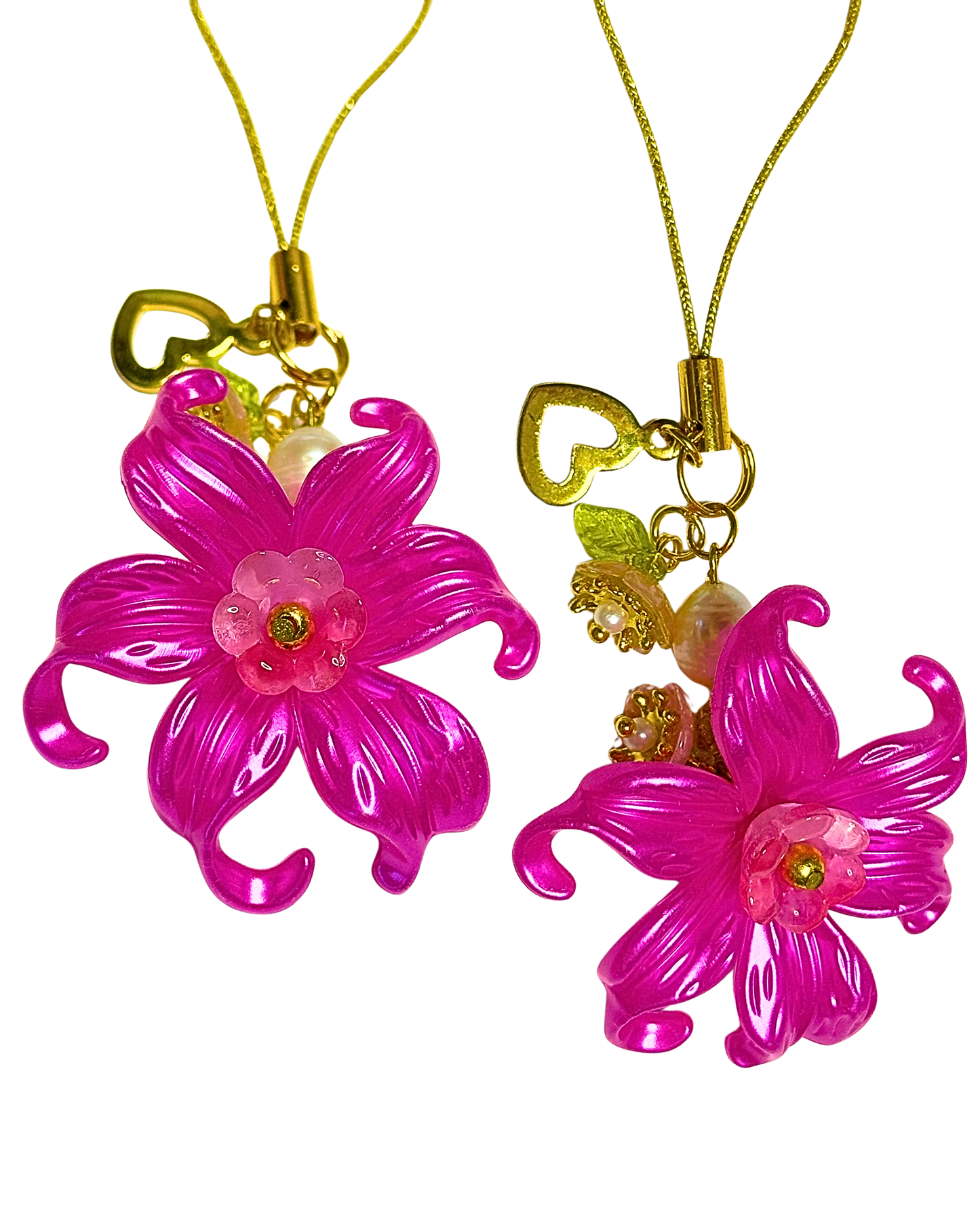 Flower In Bloom Phone Charm