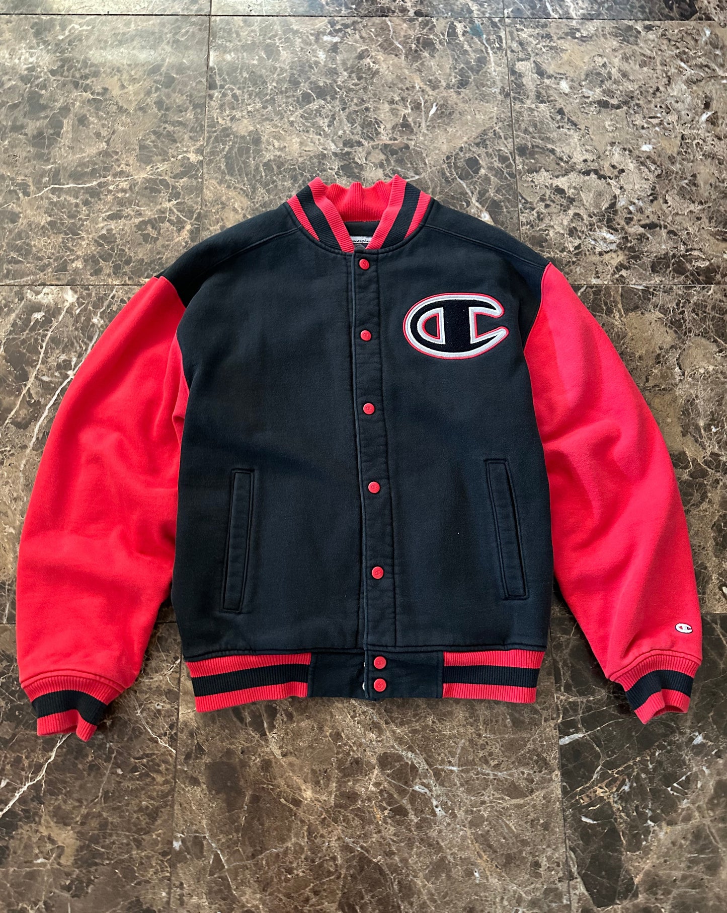 Second-Hand ‘Champion’ Big C Letterman Varsity Jacket (L/XL)