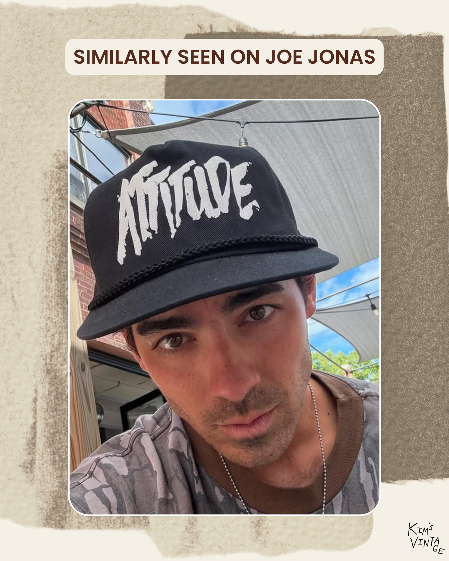 VTG 80/90s ‘Attitude’ Chicago Sun Times Square Snapback Hat
