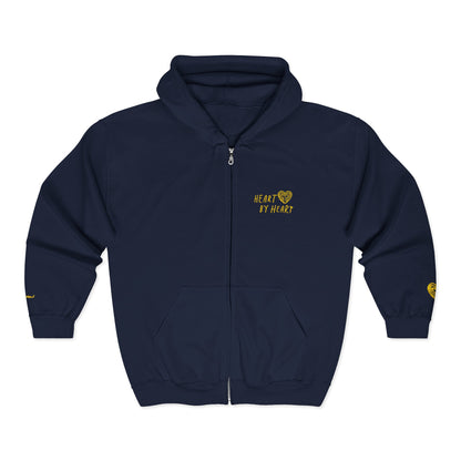 “Heart by Heart” Zip Up Hoodie