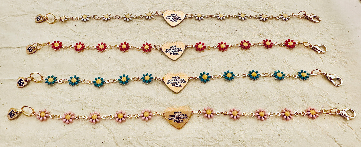 MFPWBIL Flower Chain Bracelet