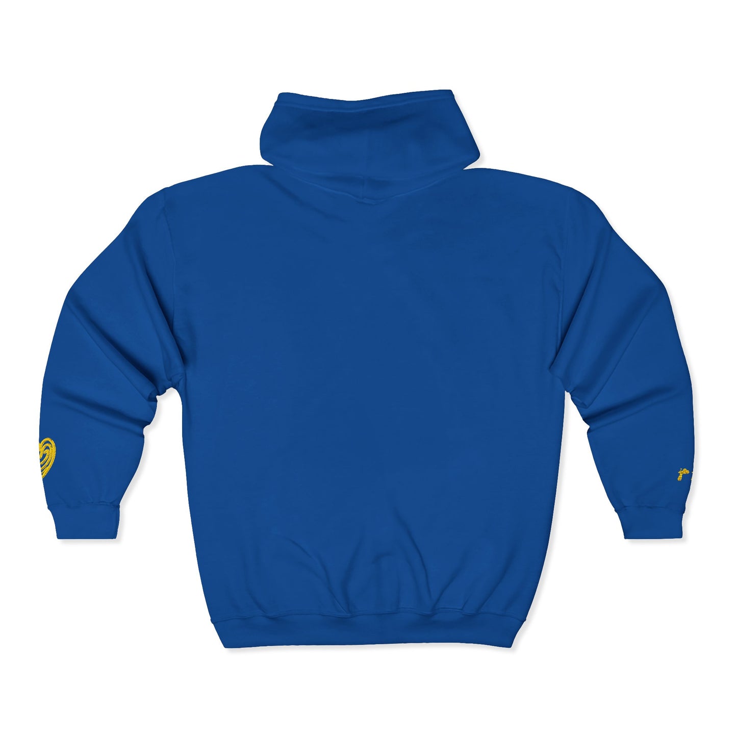 “Heart By Heart” Zip-Up Hoodie Sweater