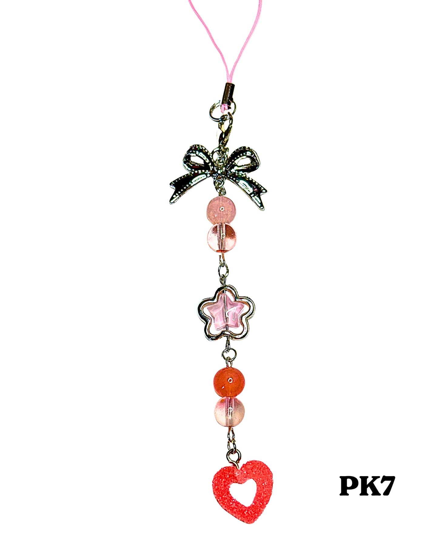 Pink Phone Charms