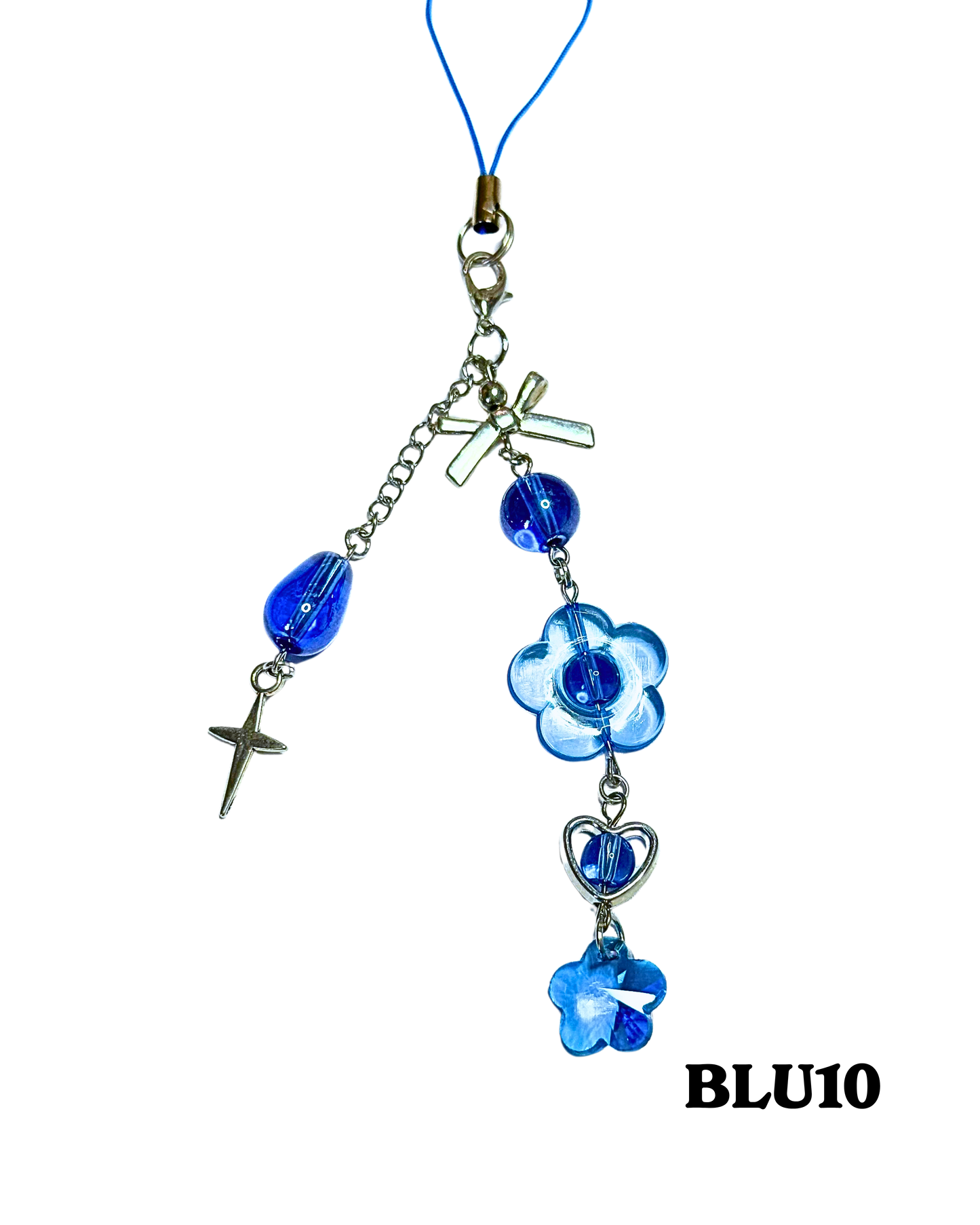 Blue Phone Charms