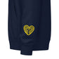 “Heart By Heart” Zip-Up Hoodie Sweater