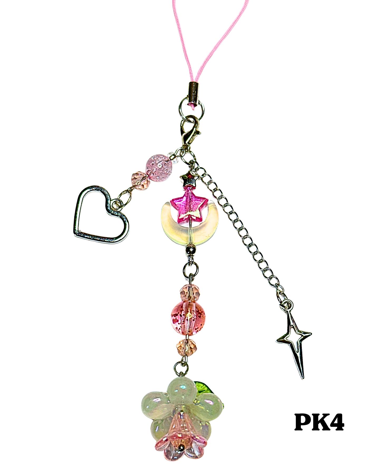 Pink Phone Charms