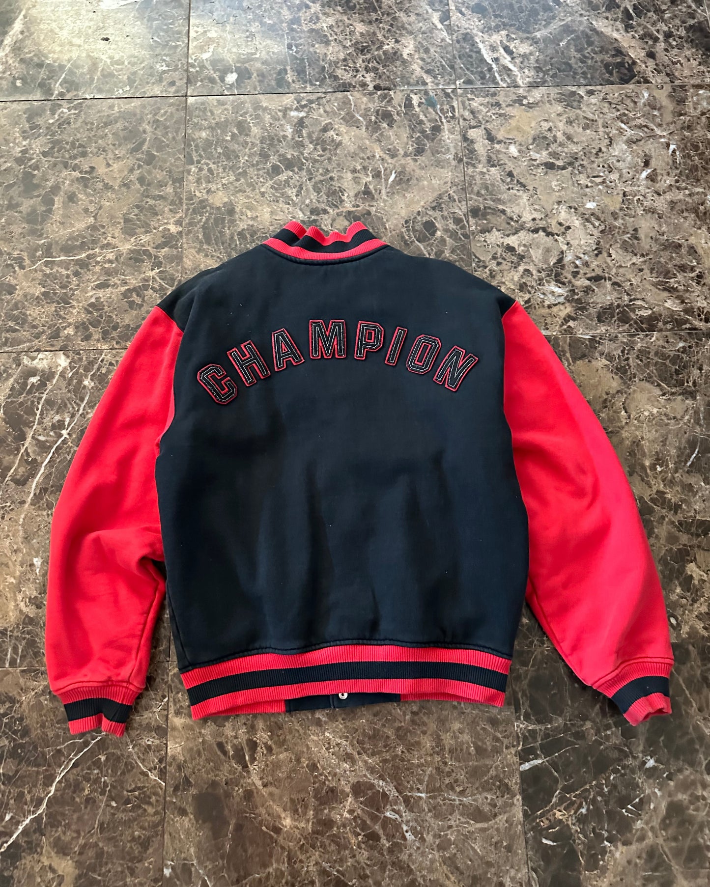 Second-Hand ‘Champion’ Big C Letterman Varsity Jacket (L/XL)
