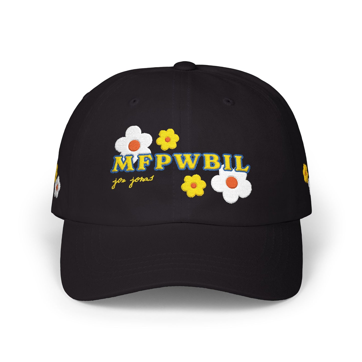 "MFPWBIL" Floral Embroidered Cap Hat