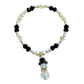 Snowman Glass Pearlized Bracelet