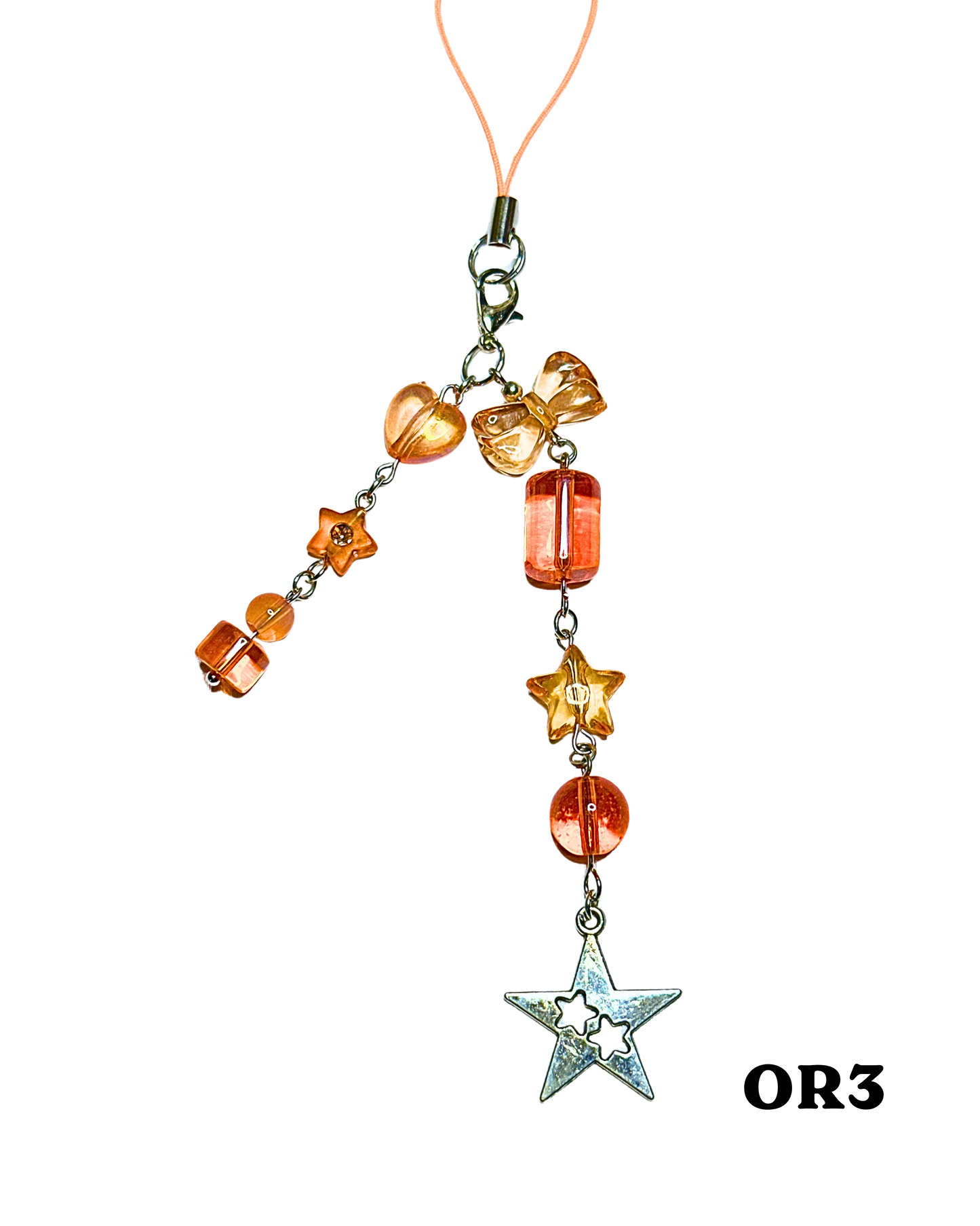 Orange Phone Charms