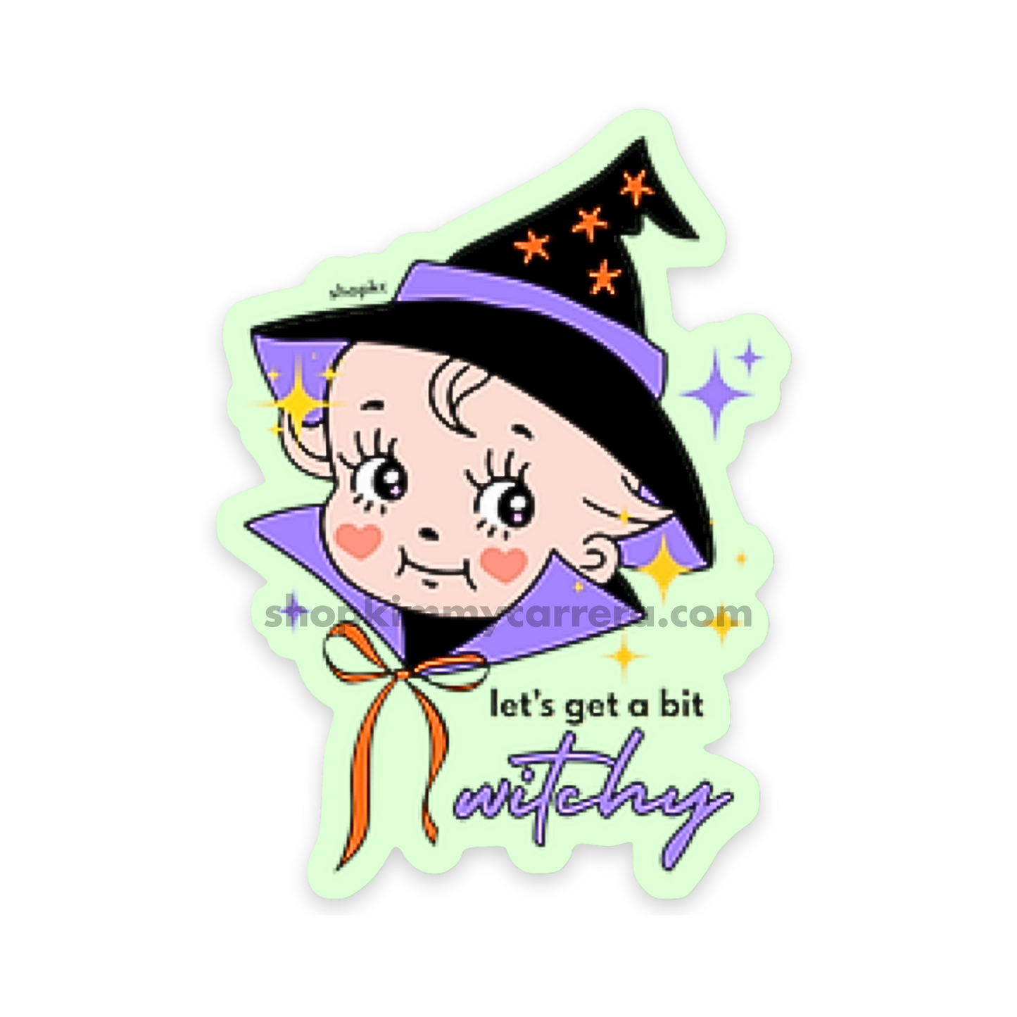 Let’s Get A Bit Witchy Sticker