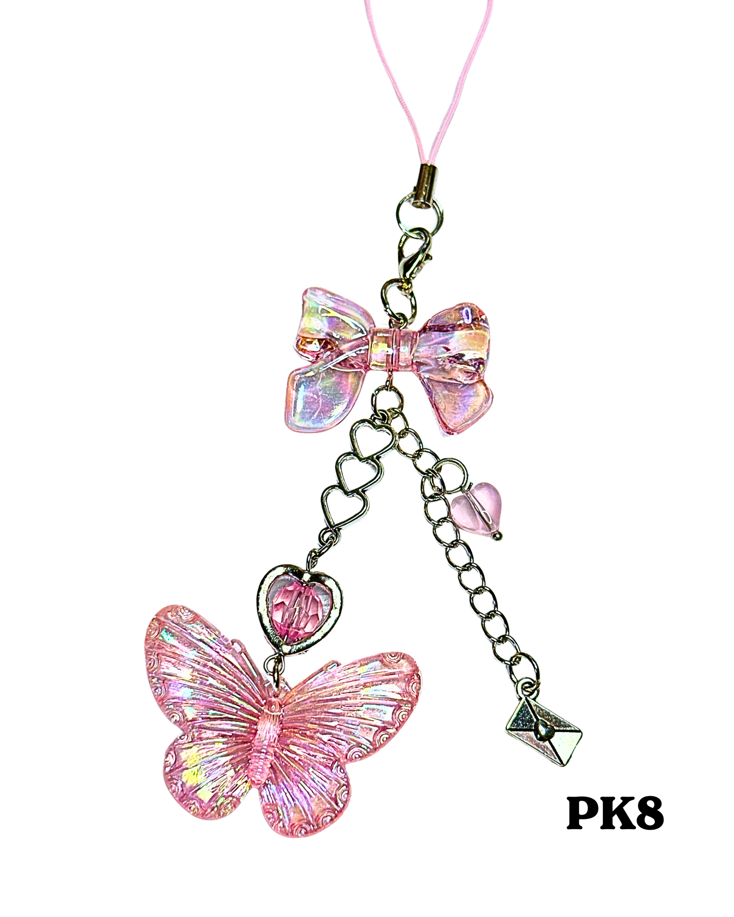 Pink Phone Charms
