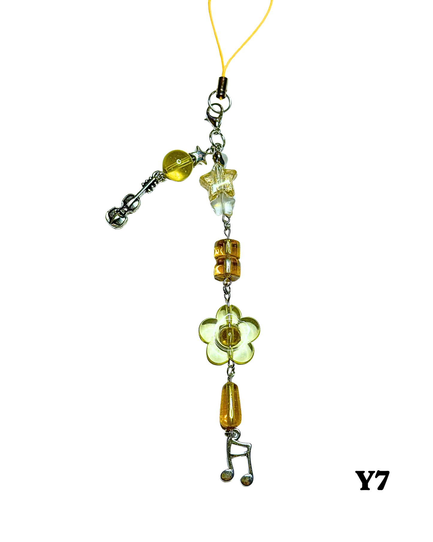 Yellow Phone Charms