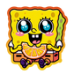 Spongebob Orange Peel Theory Sticker