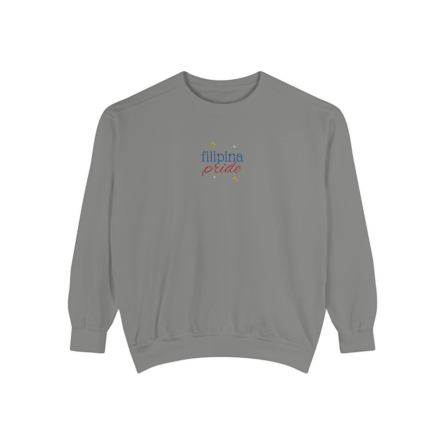 Filipina Pride Embroidered Crewneck Sweater