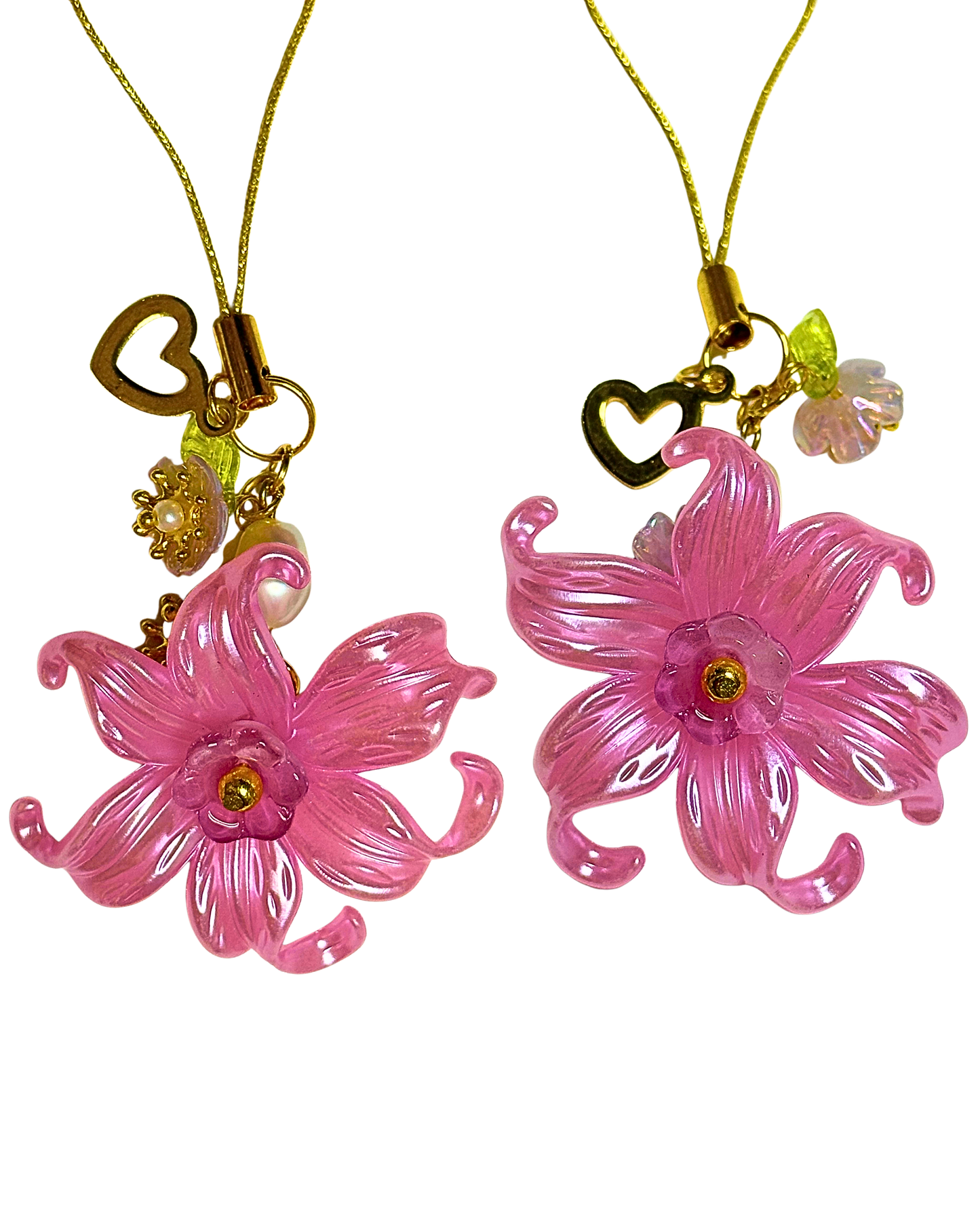 Flower In Bloom Phone Charm