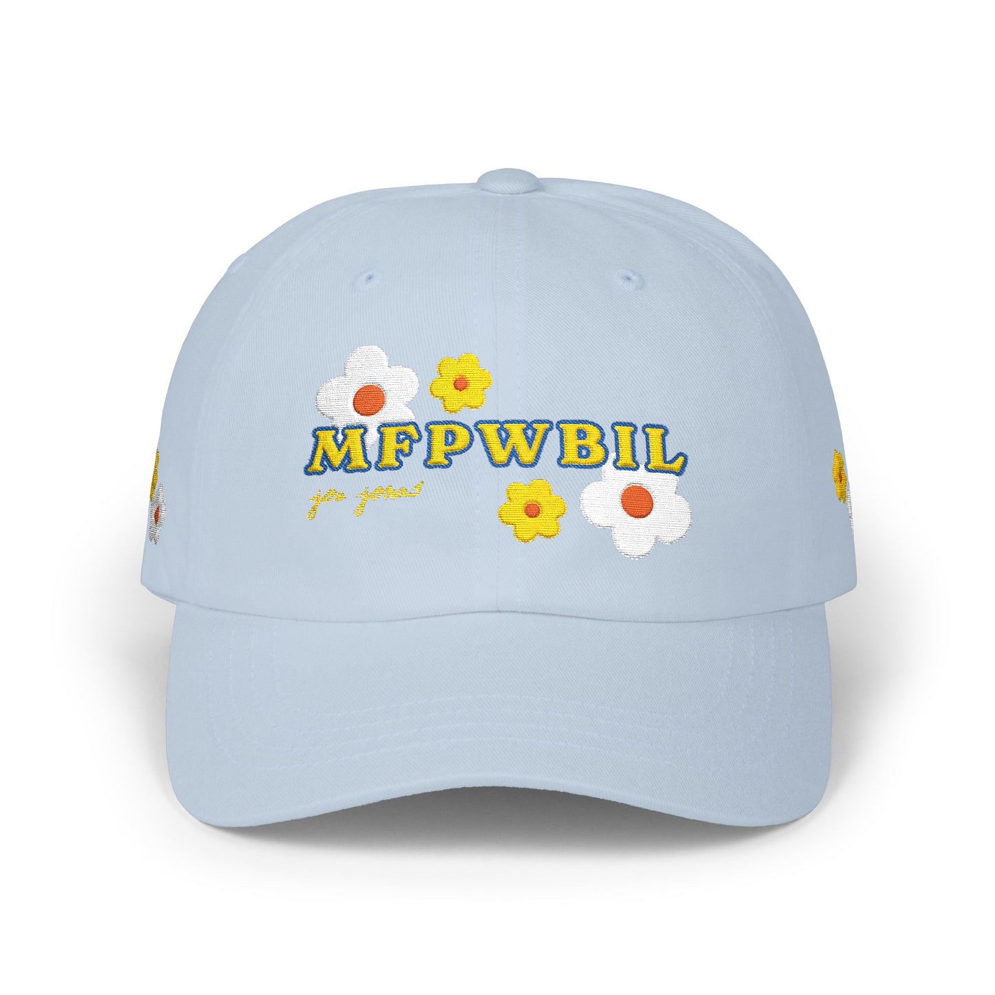 "MFPWBIL" Floral Embroidered Cap Hat