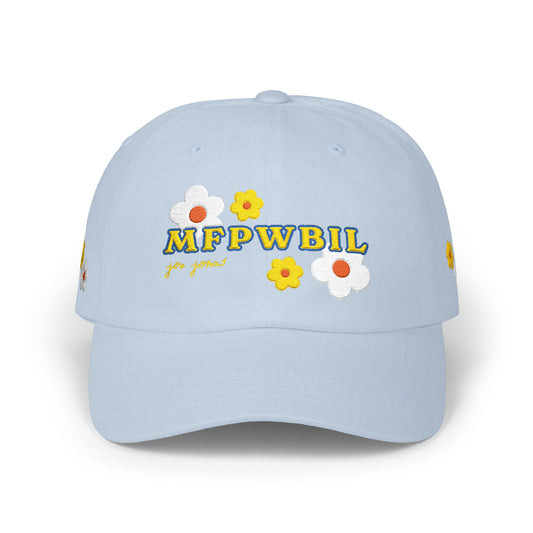 "MFPWBIL" Floral Embroidered Cap Hat