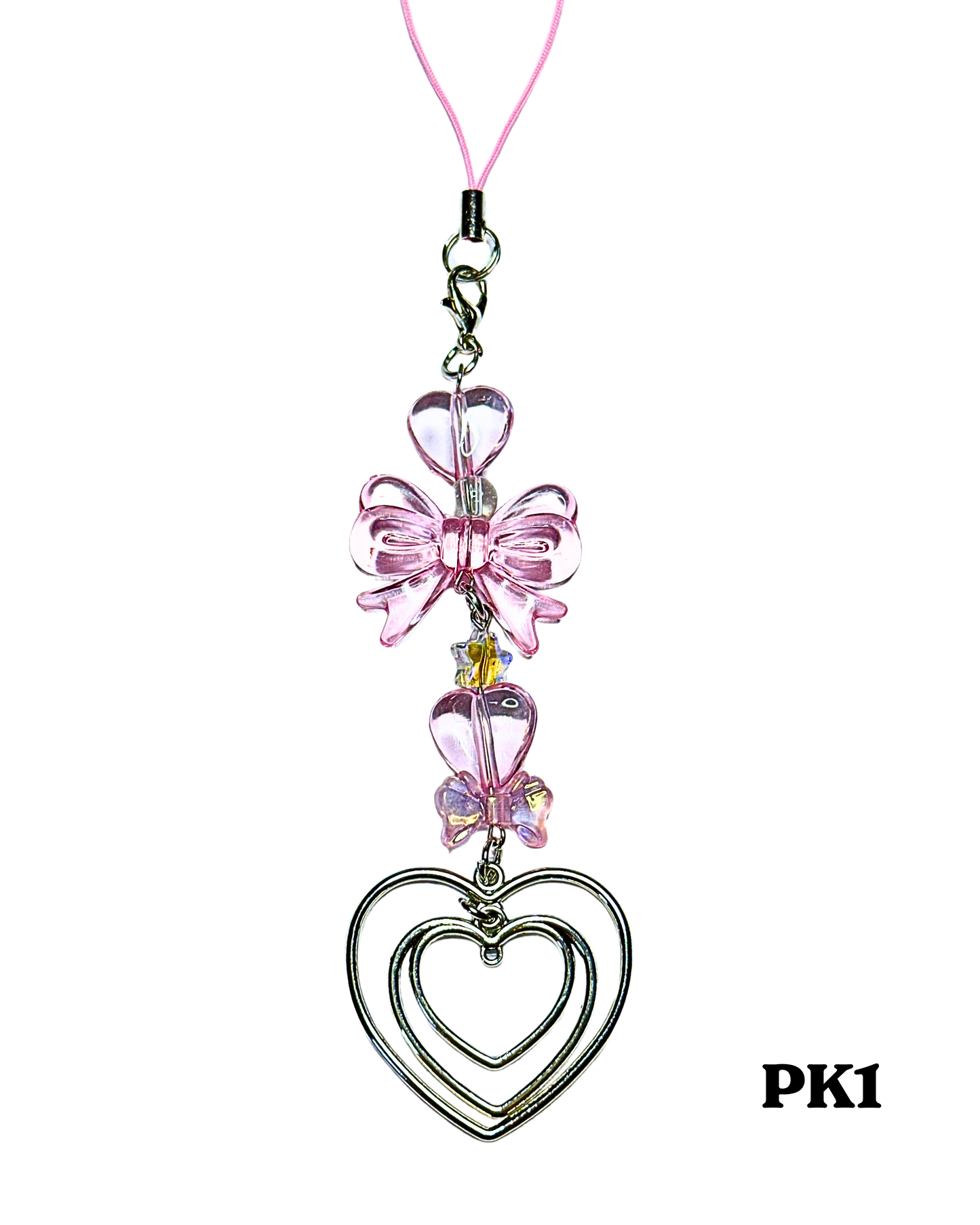 Pink Phone Charms