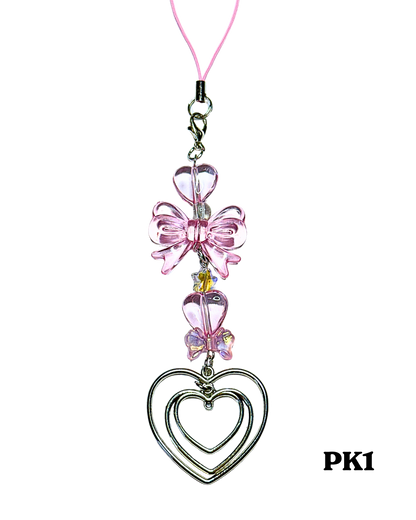 Pink Phone Charms