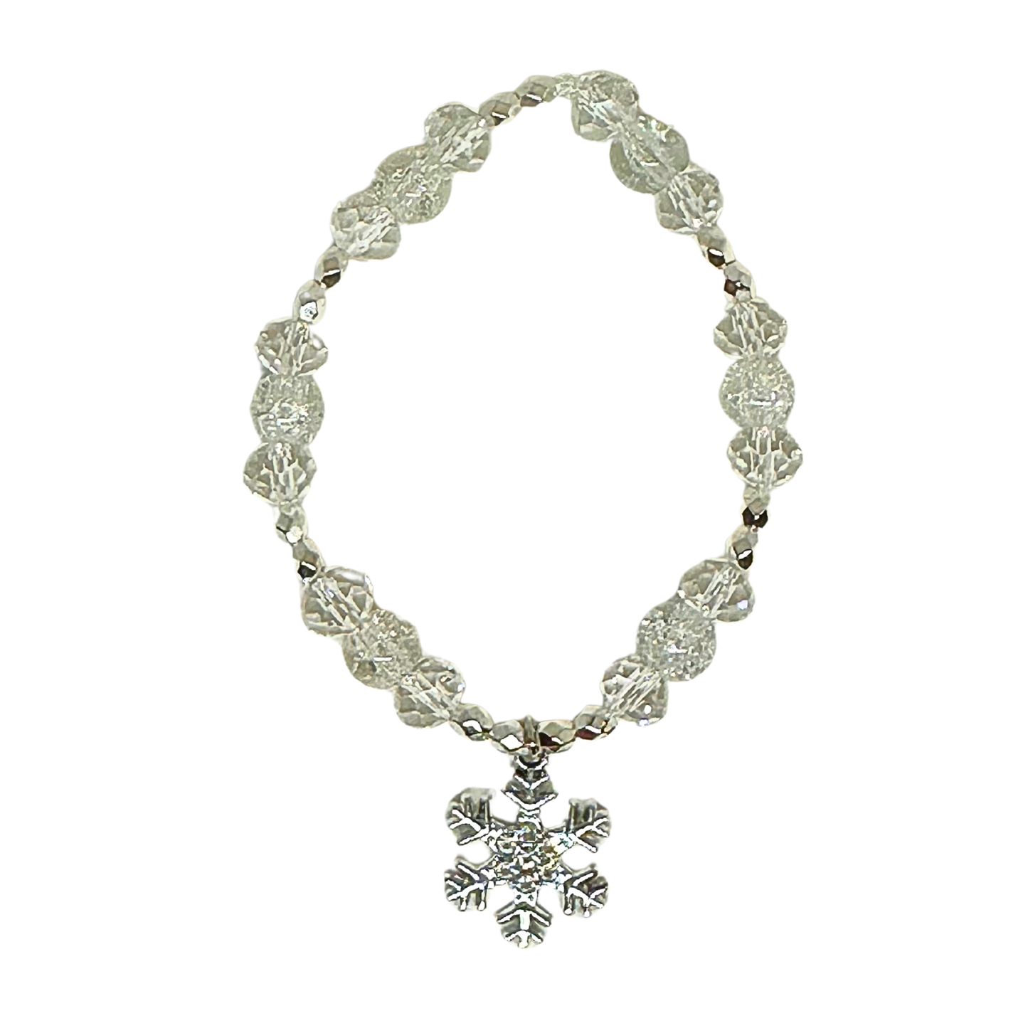 Silver Snowflake Bracelet