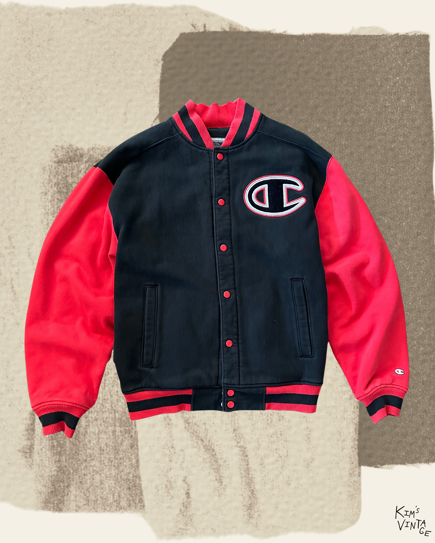 Second-Hand ‘Champion’ Big C Letterman Varsity Jacket (L/XL)