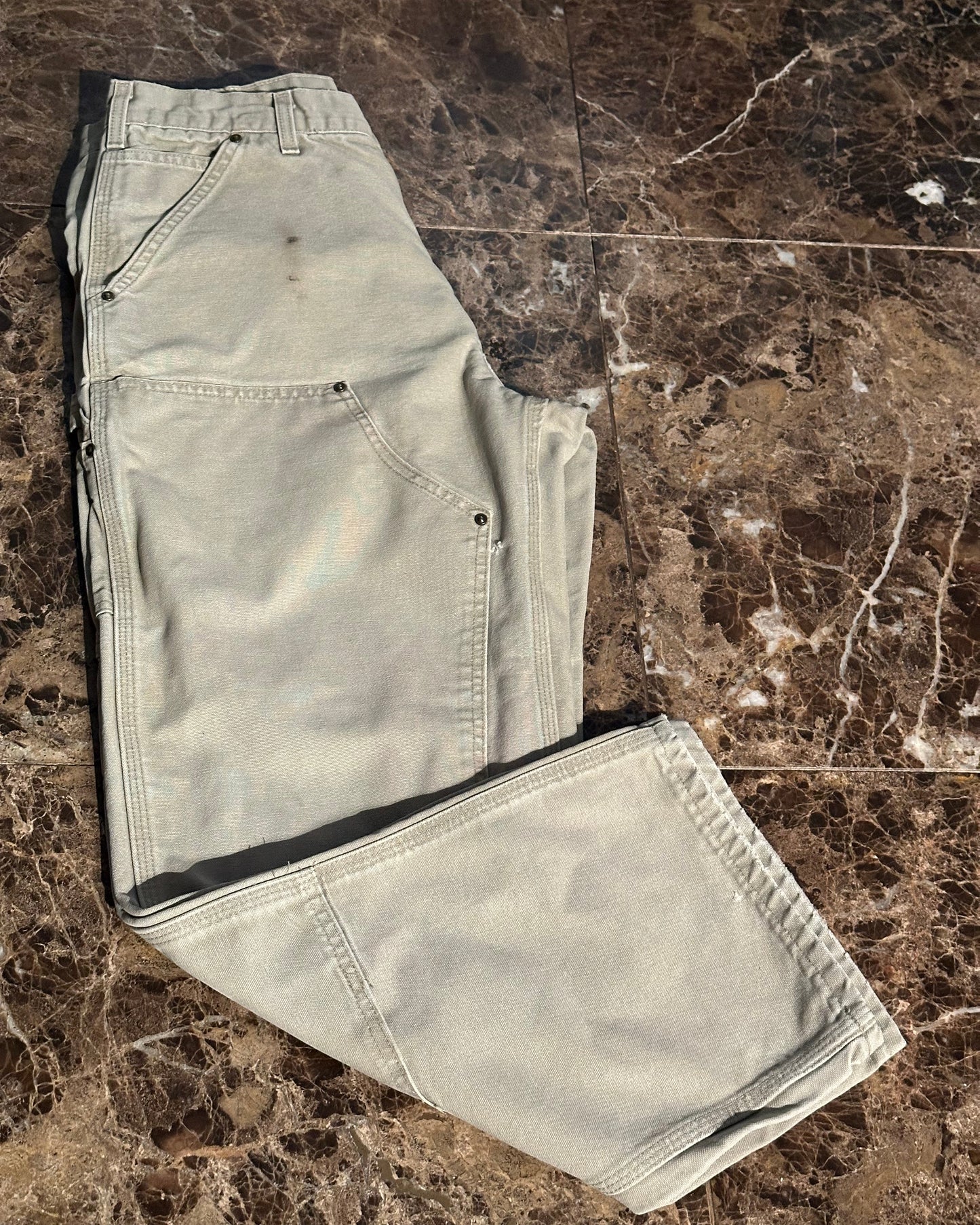 VTG 2005 ‘Carhartt’ Khaki Double Knee Carpenter Pants