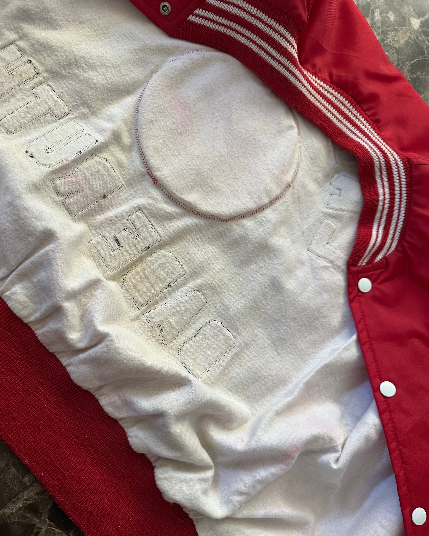 VTG 1983 “Joe” Babe Ruth Baseball League Champion Varsity Jacket (L)